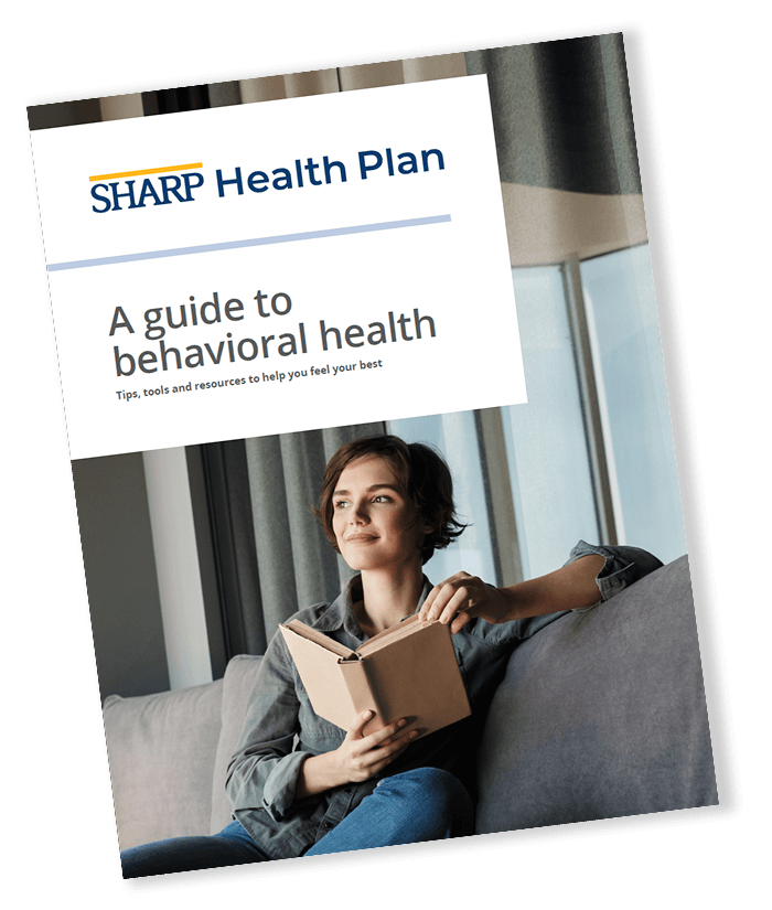 Sharp Health Plan - Behavioral Health Guide cover
